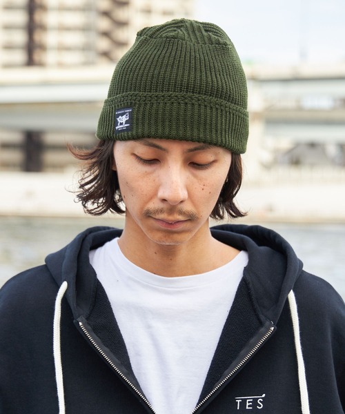 The Endless Summer（エンドレスサマー）の「【WEB / FLAG SHOP限定】TES JAPAN KNIT CAP / ニットキャップ（キャップ・メンズ・ネイビー/ベージュ/オフホワイト/グレー/ダークグリーン/ワイン/ブラック/ブラウン・FREE）」の13枚目の写真