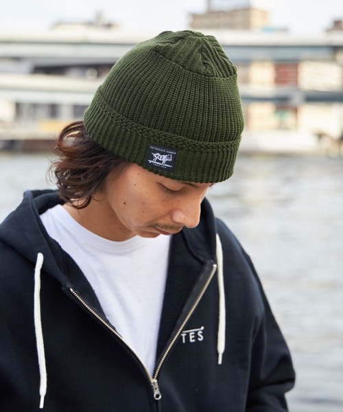 The Endless Summer（エンドレスサマー）の「【WEB / FLAG SHOP限定】TES JAPAN KNIT CAP / ニットキャップ（キャップ・メンズ・ネイビー/ベージュ/オフホワイト/グレー/ダークグリーン/ワイン/ブラック/ブラウン・FREE）」の10枚目の写真