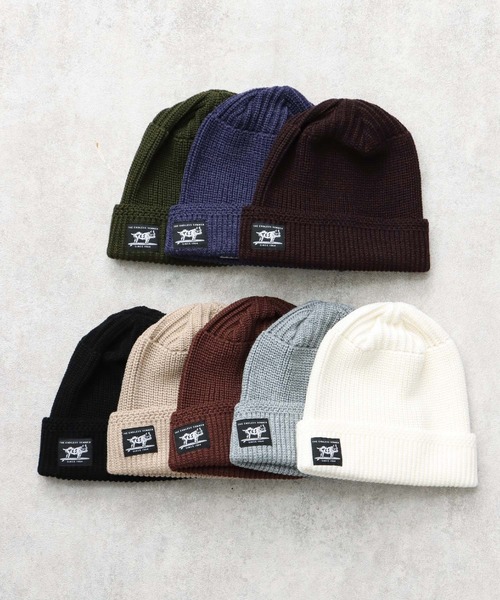 The Endless Summer（エンドレスサマー）の「【WEB / FLAG SHOP限定】TES JAPAN KNIT CAP / ニットキャップ（キャップ・メンズ・ネイビー/ベージュ/オフホワイト/グレー/ダークグリーン/ワイン/ブラック/ブラウン・FREE）」の9枚目の写真