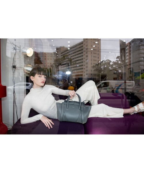 L.H.P（エルエイチピー）の「X NIHILO/エックス二ヒロ/NUMBER 5（トートバッグ・レディース・ベージュ・F）」の6枚目の写真