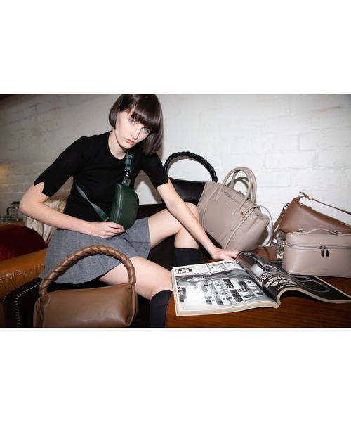 L.H.P（エルエイチピー）の「X NIHILO/エックス二ヒロ/NUMBER 5（トートバッグ・レディース・ベージュ・F）」の8枚目の写真