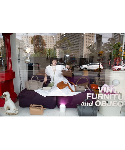 L.H.P（エルエイチピー）の「X NIHILO/エックス二ヒロ/NUMBER 5（トートバッグ・レディース・ベージュ・F）」の11枚目の写真