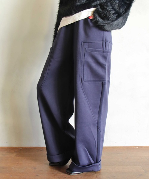 【セール】すそ2WAYワイドパンツ（スラックス）｜BITTOKO（ビットコ） 6,853円