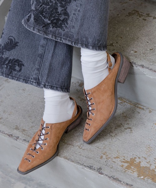 PAGEBOY（ページボーイ）の「ウエスタンミュール（パンプス・レディース・ブラック/ブラウン・MEDIUM/LARGE）」の15枚目の写真