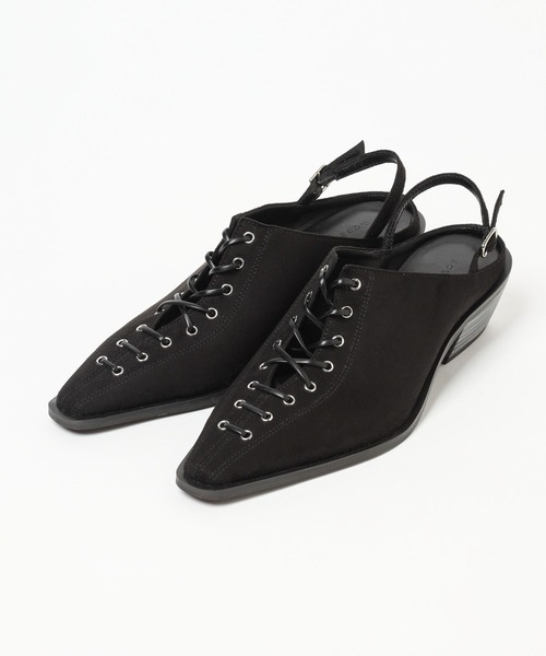 PAGEBOY（ページボーイ）の「ウエスタンミュール（パンプス・レディース・ブラック/ブラウン・MEDIUM/LARGE）」の16枚目の写真