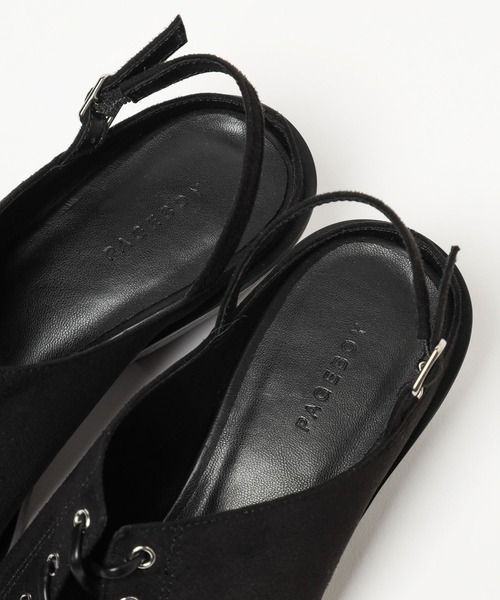 PAGEBOY（ページボーイ）の「ウエスタンミュール（パンプス・レディース・ブラック/ブラウン・MEDIUM/LARGE）」の21枚目の写真