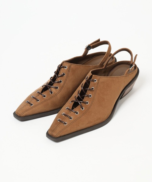 PAGEBOY（ページボーイ）の「ウエスタンミュール（パンプス・レディース・ブラック/ブラウン・MEDIUM/LARGE）」の9枚目の写真