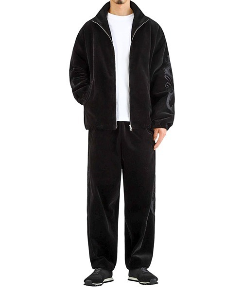 GOLD（ゴールド）の「東洋エンタープライズ GOLD / ゴールド：VELVETEEN SUKA TRACK PANTS：24B-GL42469[MUS]（その他パンツ・メンズ・ブラック×ブラック・M）」の11枚目の写真