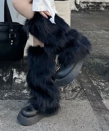 MEMECLE | 【 MEMECLE / メメクル 】フェイクファーレッグウォーマー(レッグウォーマー)