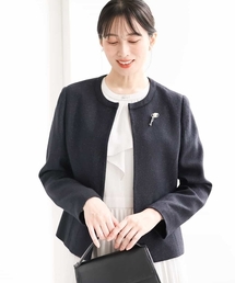 MK MICHEL KLEIN｜エムケーミッシェルクランのノーカラージャケット