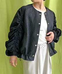 土日限定セール！　新品　LHELBIE レルビエ　シアーシャーリングブルゾン セール】シアーシャーリングブルゾン（ブルゾン）｜LHELBIE