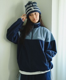 BROKEN BASE | ナイロン切り替えフリースブルゾン(ブルゾン)