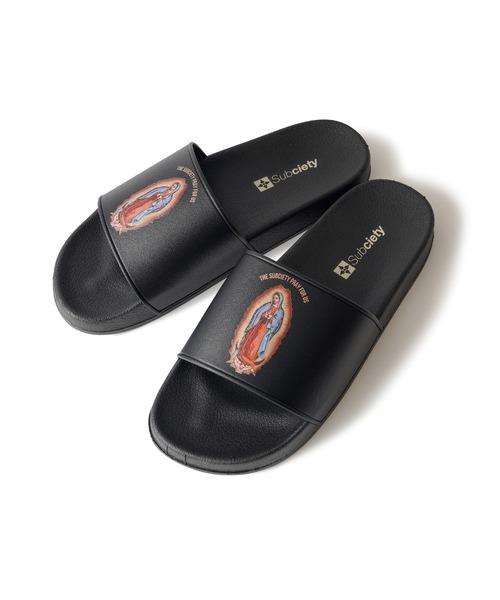 Subciety(サブサエティ)の「Shower sandals(サンダル・メンズ・ブラック・29cm/27cm/25㎝)」の1枚目の写真