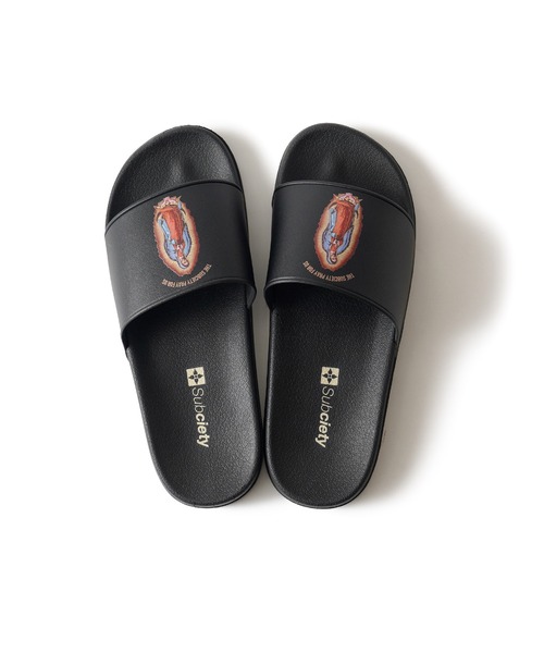 Subciety(サブサエティ)の「Shower sandals(サンダル・メンズ・ブラック・29cm/27cm/25㎝)」の6枚目の写真