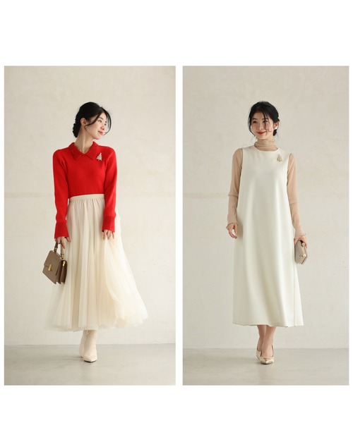 cawaii（カワイイ）の「ハッピーホリデーを彩るクリスマスツリーブローチ（ブローチ/コサージュ・レディース・ゴールド/シルバー・FREE）」の8枚目の写真