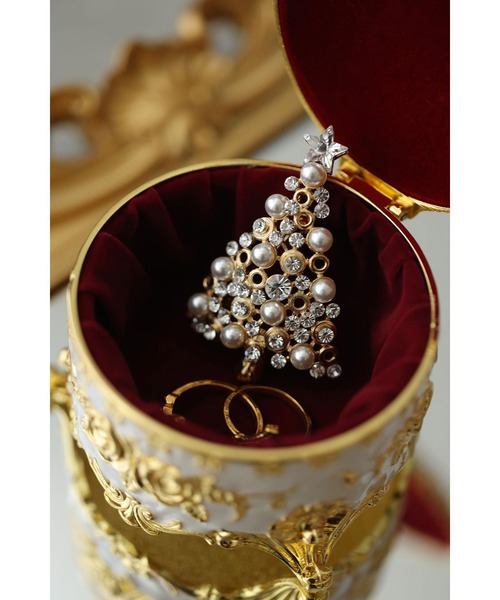 cawaii（カワイイ）の「ハッピーホリデーを彩るクリスマスツリーブローチ（ブローチ/コサージュ・レディース・ゴールド/シルバー・FREE）」の10枚目の写真