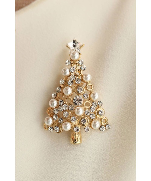 cawaii（カワイイ）の「ハッピーホリデーを彩るクリスマスツリーブローチ（ブローチ/コサージュ・レディース・ゴールド/シルバー・FREE）」の18枚目の写真