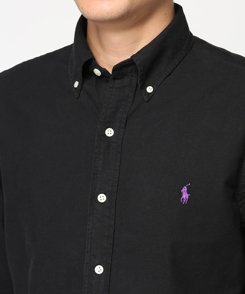 POLO RALPH LAUREN（ポロ ラルフ ローレン）の「スリム コットン オックスフォード シャツ（シャツ/ブラウス・メンズ・ネイビー/オレンジ/ブラック/グレー・XX-LARGE/X-LARGE/MEDIUM/LARGE/SMALL/X-SMALL）」の11枚目の写真