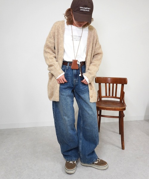 gossara(ゴサラ)の「【リアルバイ多数】アルパカ風カーディガン(カーディガン/ボレロ・レディース・杢グレー/アイボリー/ベージュ・FREE)」の16枚目の写真
