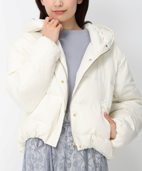 セール】フーディーダウンジャケット/MO43D03（ダウンジャケット