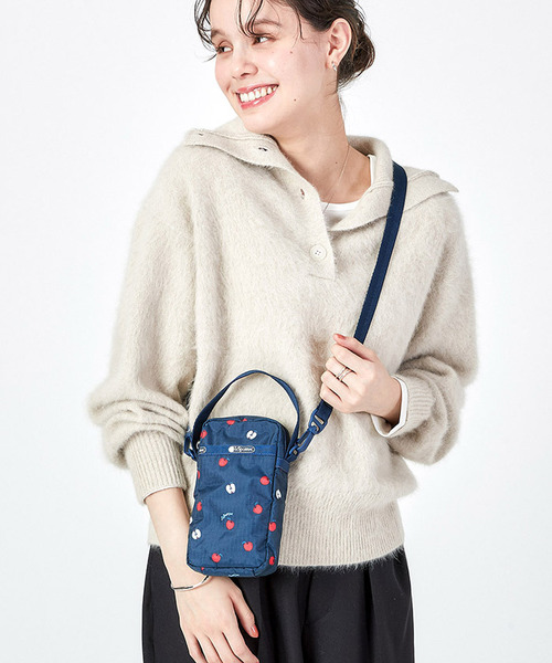 MINI PHONE CROSSBODY レッドデリシャスネイビー(ショルダーバッグ)|LeSportsac(レスポートサック)