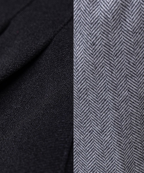 DAY CLOSET（デイ クローゼット）の「【大きいサイズ有】冬に溶け込む生地感。クラシカルウール調フロントタックハーフパンツ レディース（その他パンツ・レディース・グレー/ブラック・S/M/L/XL）」の10枚目の写真