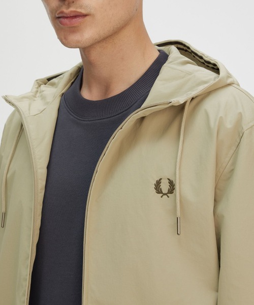 FRED PERRY(フレッドペリー)の「The Hooded Brentham Jacket/フーデットブレンサムジャケット(ブルゾン・メンズ・ブラック/サンドグレー・M/L)」の10枚目の写真