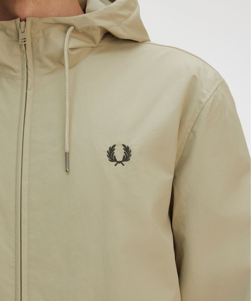 FRED PERRY(フレッドペリー)の「The Hooded Brentham Jacket/フーデットブレンサムジャケット(ブルゾン・メンズ・ブラック/サンドグレー・M/L)」の11枚目の写真