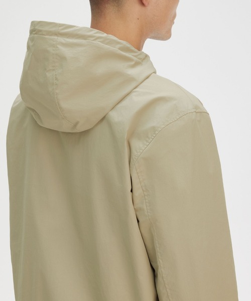FRED PERRY(フレッドペリー)の「The Hooded Brentham Jacket/フーデットブレンサムジャケット(ブルゾン・メンズ・ブラック/サンドグレー・M/L)」の12枚目の写真