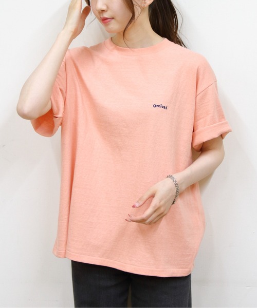 セール】ORCIVAL/オーシバル エンブロイダリーショートスリーブTEE