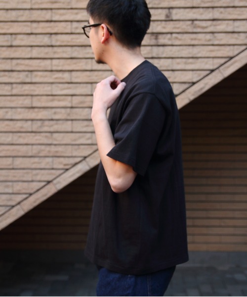 ORCIVAL（オーシバル）の「ORCIVAL/オーシバル　エンブロイダリーショートスリーブTEE　EMBROIDERY SHORT SLEEVE T-SHIRT　OR-C0419 MIT（メンズ）（Tシャツ/カットソー・レディース・ブラック/サックスブルー/オフホワイト/ピンク・4/5）」の12枚目の写真