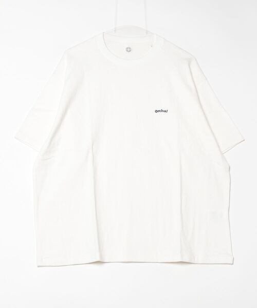 ORCIVAL（オーシバル）の「ORCIVAL/オーシバル　エンブロイダリーショートスリーブTEE　EMBROIDERY SHORT SLEEVE T-SHIRT　OR-C0419 MIT（メンズ）（Tシャツ/カットソー・レディース・ブラック/サックスブルー/オフホワイト/ピンク・4/5）」の10枚目の写真