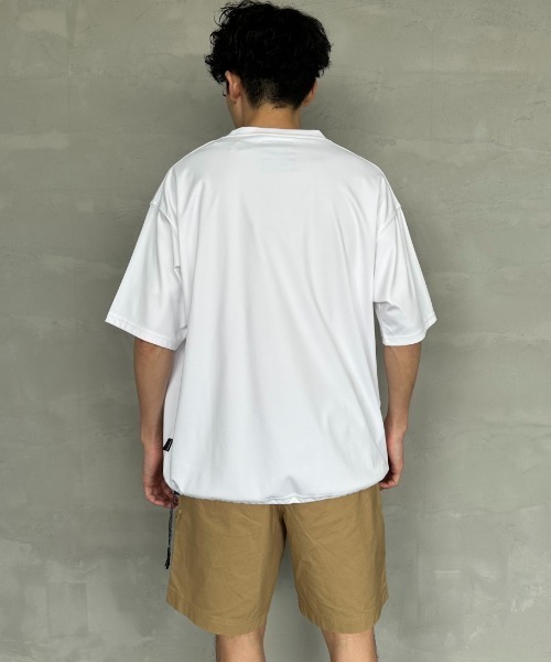 +phenix（プラスフェニックス）の「[＋phenix/プラスフェニックス] 別注 ワンポイント刺繍ロゴ ドローコードTシャツ（Tシャツ/カットソー・メンズ・ホワイト/ブラック/サックスブルー/グレー/ピンク・XL/L/M）」の20枚目の写真