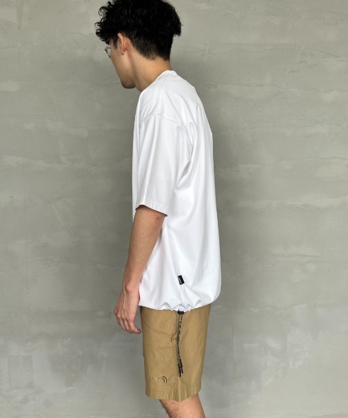 +phenix（プラスフェニックス）の「[＋phenix/プラスフェニックス] 別注 ワンポイント刺繍ロゴ ドローコードTシャツ（Tシャツ/カットソー・メンズ・ホワイト/ブラック/サックスブルー/グレー/ピンク・XL/L/M）」の19枚目の写真