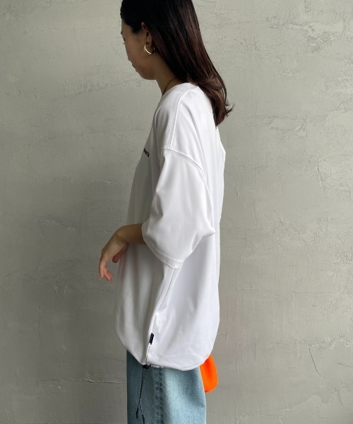 +phenix（プラスフェニックス）の「[＋phenix/プラスフェニックス] 別注 ワンポイント刺繍ロゴ ドローコードTシャツ（Tシャツ/カットソー・メンズ・ホワイト/ブラック/サックスブルー/グレー/ピンク・XL/L/M）」の10枚目の写真