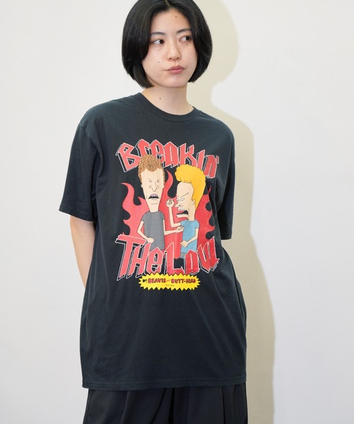 THRIFTY LOOK ビーバス バットヘッド MTV キャラクターTシャツ THRIFTY LOOK / THRIFTY 