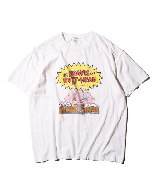 THRIFTY LOOK ビーバス バットヘッド MTV キャラクターTシャツ THRIFTY LOOK / スリフティールック THRIFTY'BEABIS AND BUTT