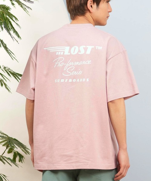 セール】lost/ロスト 半袖Tシャツ/半袖Tee バックプリント ユニ
