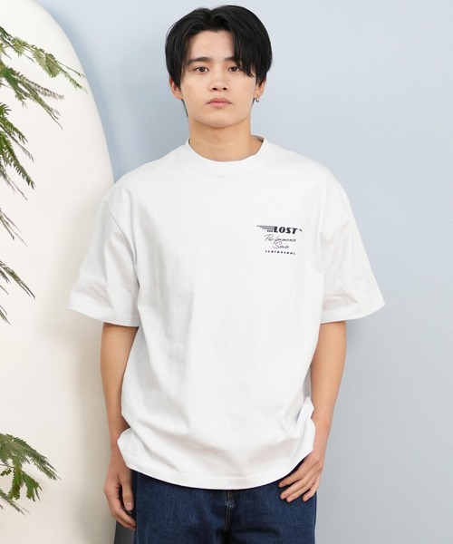 セール】lost/ロスト 半袖Tシャツ/半袖Tee バックプリント ユニ