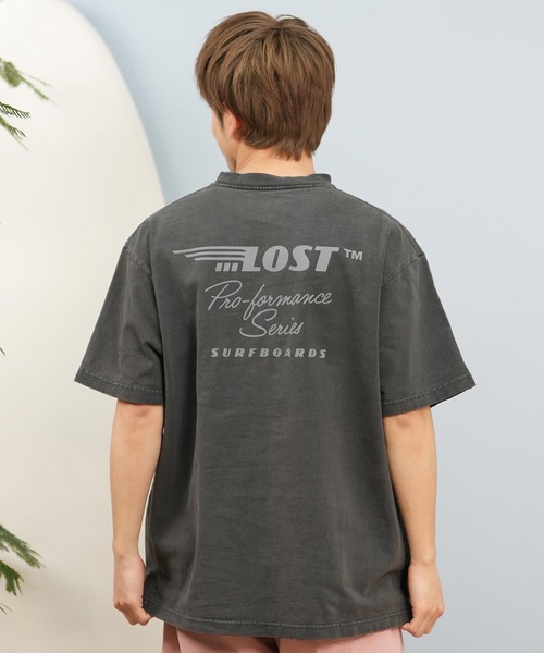 セール】lost/ロスト 半袖Tシャツ/半袖Tee バックプリント ユニ