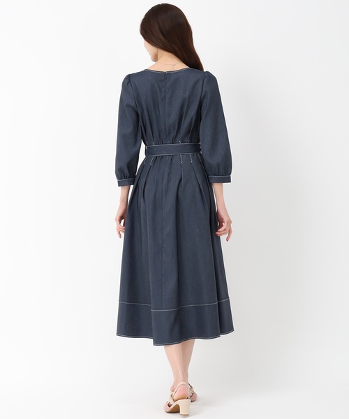 セール】2025春夏新作 ポリデニムワンピース（ワンピース）｜MISCH