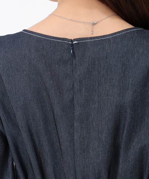 MISCH MASCH(ミッシュマッシュ)の「ポリデニムワンピース(ワンピース・レディース・ブルー/グリーン/ネイビー・M/S)」の15枚目の写真