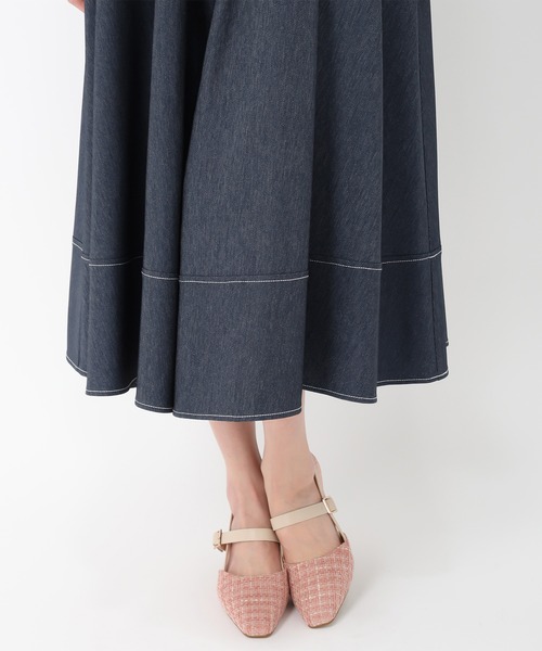 MISCH MASCH(ミッシュマッシュ)の「ポリデニムワンピース(ワンピース・レディース・ブルー/グリーン/ネイビー・M/S)」の20枚目の写真