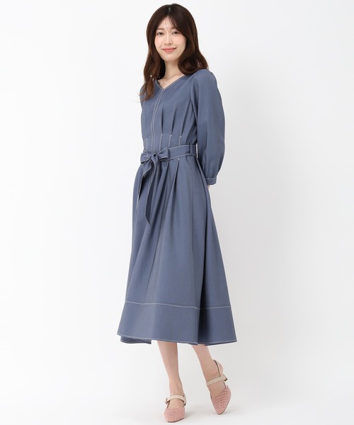 MISCH MASCH(ミッシュマッシュ)の「ポリデニムワンピース(ワンピース・レディース・ブルー/グリーン/ネイビー・M/S)」の11枚目の写真