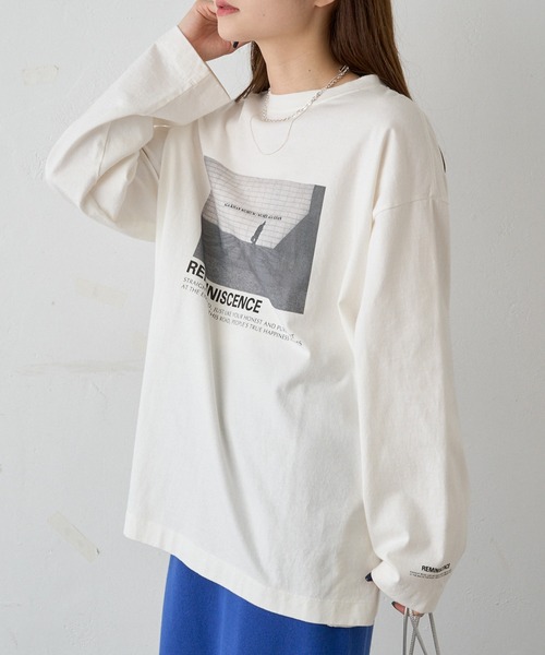 公式完売品⭐︎pual ce cin フォトプリントビッグシルエットカットソー フォトプリントビッグシルエットカットソー（Tシャツ/カットソー