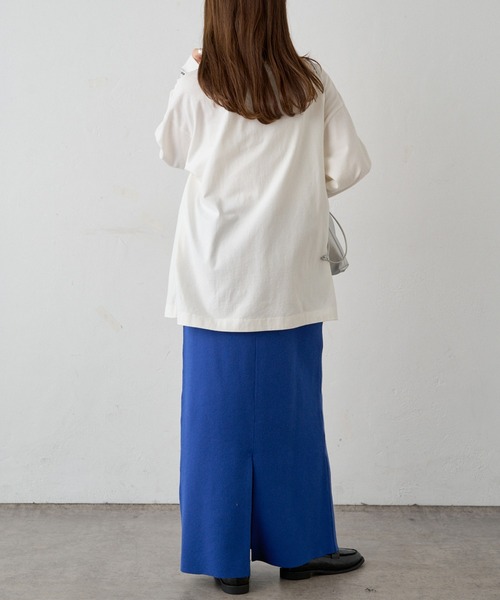 PUAL CE CIN(ピュアルセシン)の「フォトプリントロングスリーブカットソー(Tシャツ/カットソー・レディース・ベージュ/オフホワイト・FREE)」の7枚目の写真