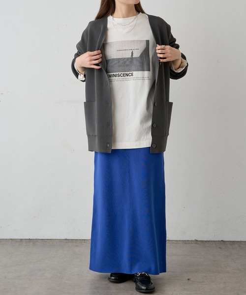 PUAL CE CIN(ピュアルセシン)の「フォトプリントロングスリーブカットソー(Tシャツ/カットソー・レディース・ベージュ/オフホワイト・FREE)」の8枚目の写真