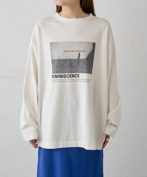 PUAL CE CIN(ピュアルセシン)の「フォトプリントロングスリーブカットソー(Tシャツ/カットソー・レディース・ベージュ/オフホワイト・FREE)」の16枚目の写真