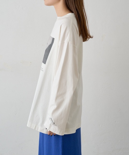 PUAL CE CIN(ピュアルセシン)の「フォトプリントロングスリーブカットソー(Tシャツ/カットソー・レディース・ベージュ/オフホワイト・FREE)」の17枚目の写真