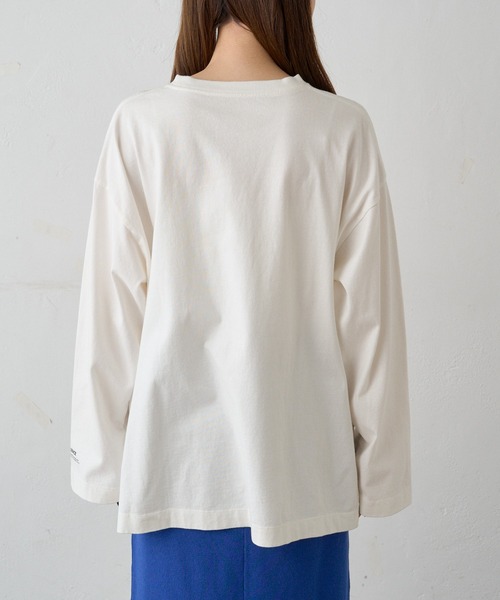 PUAL CE CIN(ピュアルセシン)の「フォトプリントロングスリーブカットソー(Tシャツ/カットソー・レディース・ベージュ/オフホワイト・FREE)」の18枚目の写真